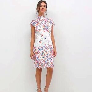 White Floral Dress